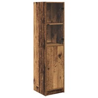 Highboard Altholz-Optik Landhausstil 35X37X142 Cm Holzwerkstoff