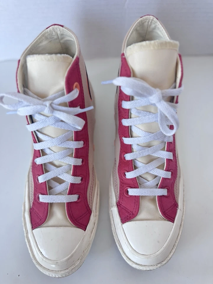 Converse All-Star Chuck 70 Hi Colorblock Rhubarb Pie Sneaker Shoes Size 7.5 - Image 4 of 4