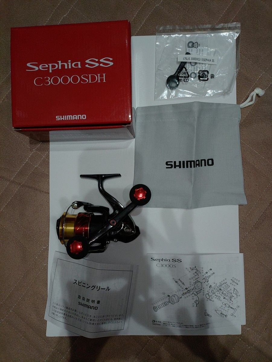 リール SHIMANO Sephia C3000SDH Shimano Sephia SS C3000SDH Spinning Reel Eging Light Game Fishing