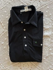 Criquet Polo Shirt Men’s Size Small Preppy Stretch Casual Golf Logo Black