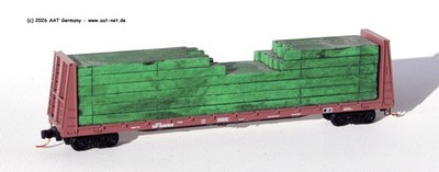 MTL MicroTrains N 05400020 - 61´ Bulkhead w/load SP #508422; aga NEW, ohne OVP