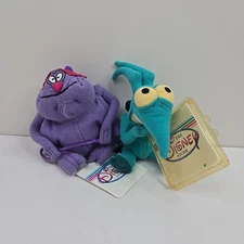 Disney Store Hercules Plush Bean Bag Pain and Panic Plush Set of 2 NWT