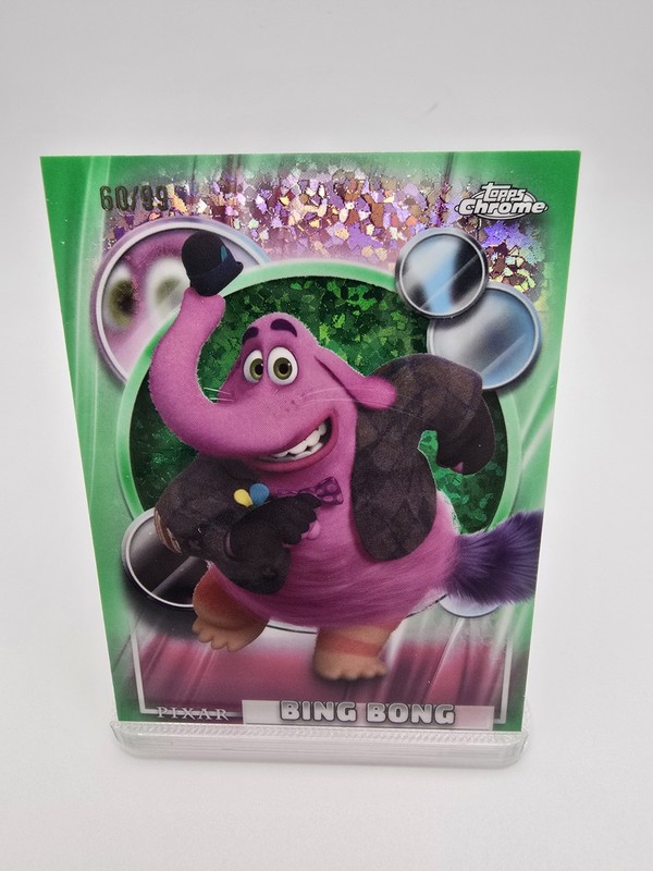 Topps Chrome 2026 Pixar Bing Bong #176 Inside Out 60/99 Sparkle 