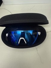 New Under Armour Adult Halftime Shield Wrap Sunglasses Grey / Silver