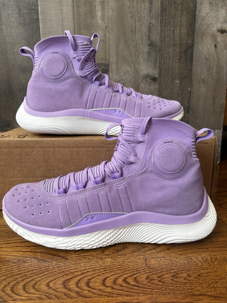 Under Armour Curry 4 Flotro Vivid Lilac Shoes Men Sz 11.5 Rare PE