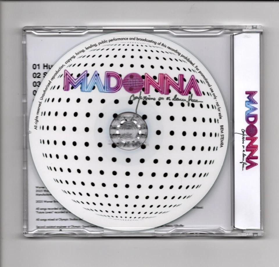 MADONNA Confessions On A Dance Floor 20 years Remixes Promo 12 tracks DJ Hang Up - Immagine 2 di 4