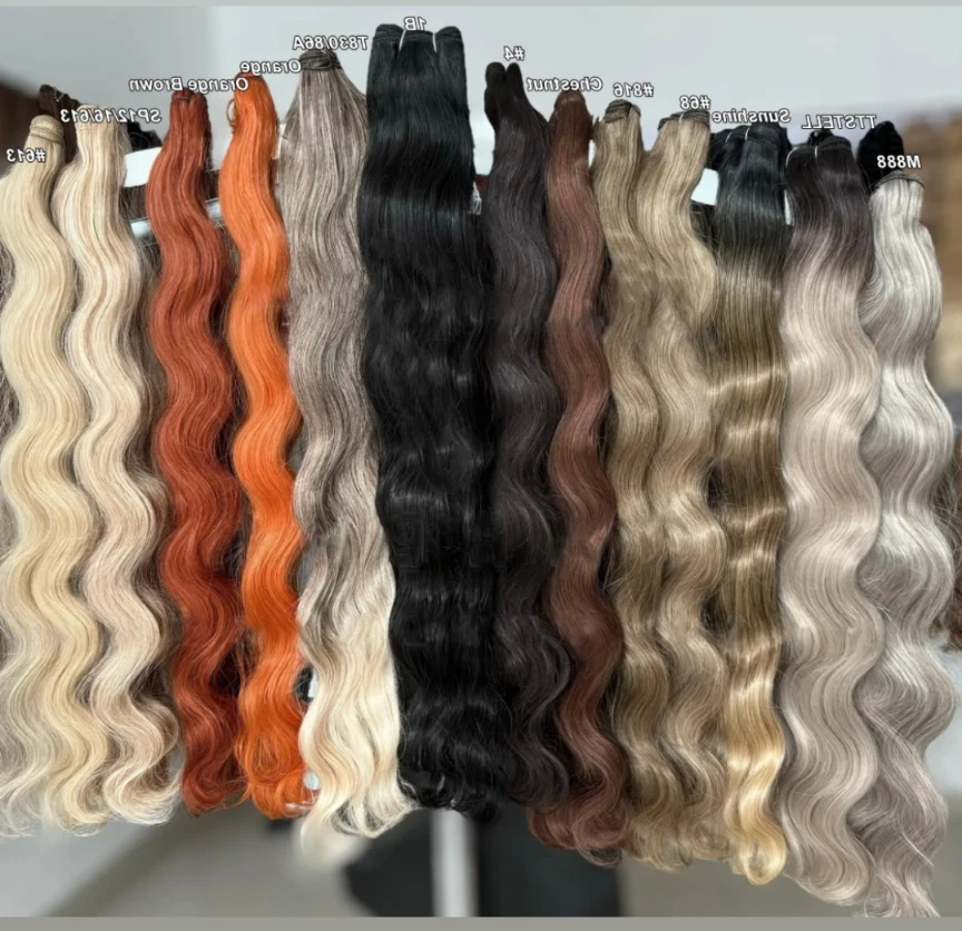 Human hair extensions weft/bundle 26-36" - Image 2 of 4