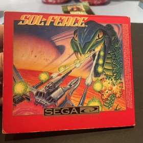 Sol-Feace Sega CD, 1992 Cardboard and game as is 