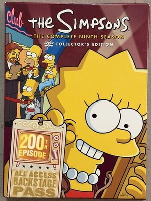 #ad The Simpsons: Complete Ninth Season 9 DVD 4 Disc Set W Booklet $19.98