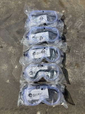 Schutzbrille Schutz Antibeschlag Lüftungsbrille Augenschutz PSA tragen x 5