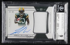 2017 National Treasures Rookie 65/99 Jamaal Williams BGS 9 MINT Patch Auto z0q