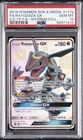 2018 POKEMON SUN & MOON CELESTIAL STORM #177A FULL ART/RAYQUAZA GX PSA 10