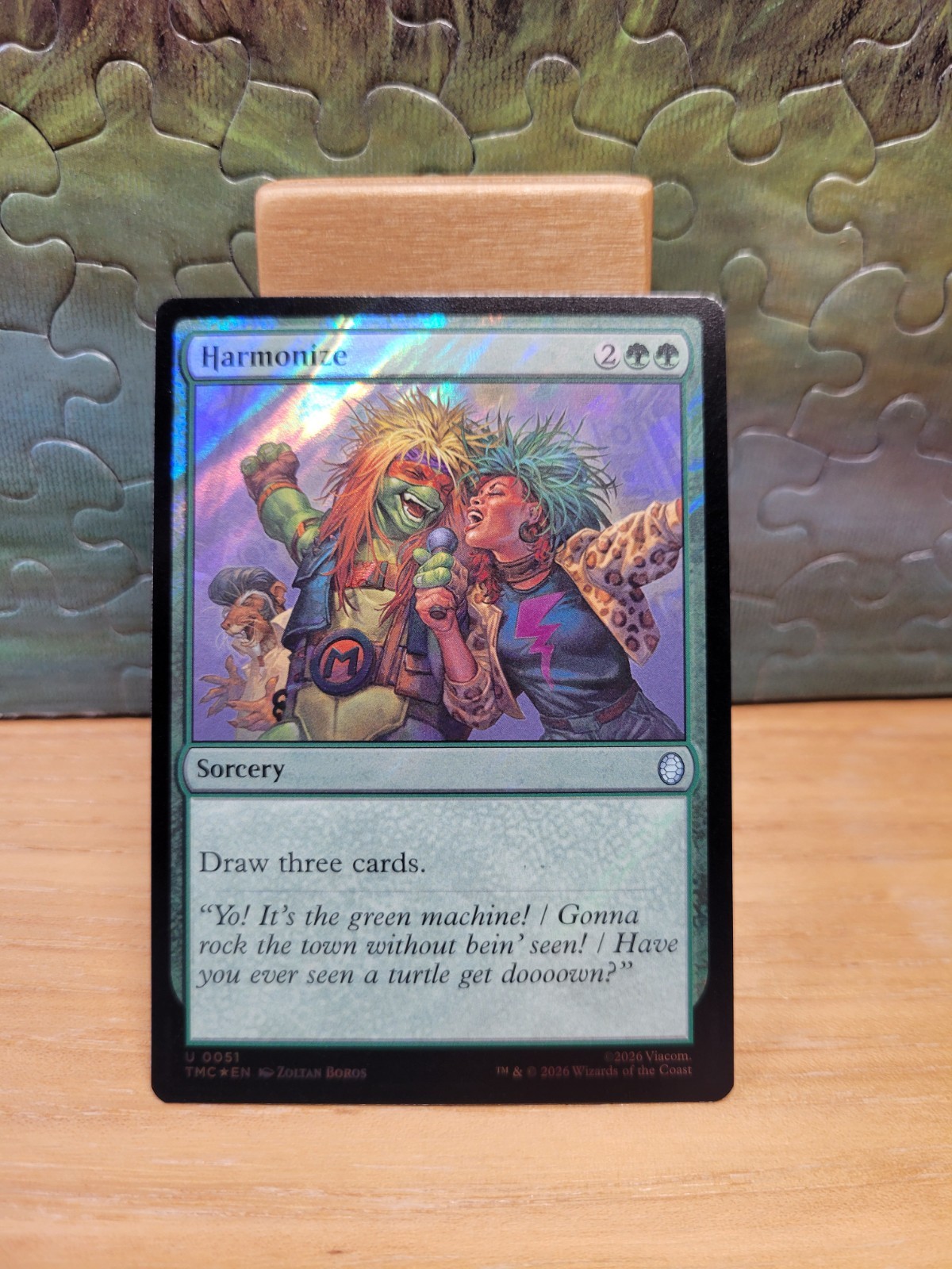 MTG Teenage Mutant Ninja Turtles Harmonize Surge Foil U 0051