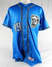 2024 Las Vegas Aviators Tyler Baum #49 Game Used Blue Jersey Copa Diversion