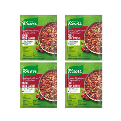 4x Knorr Chili Con Carne Meal Mix 47g Gewürz mexikanische Art