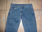 Levi's Original 505 Regular Fit Straight Leg Men's Blue Jeans 36 x 30 Blue Denim — photo 4