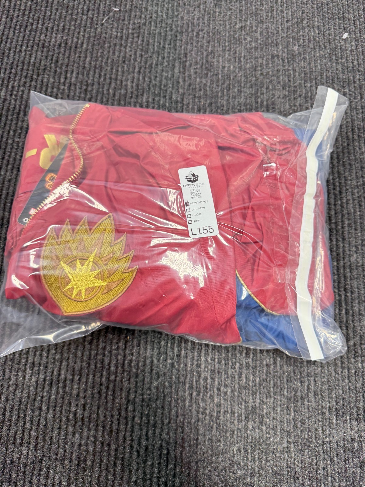 Marvel Star-Lord Jacket Mens XL Guardians Galaxy Windbreaker Pullover NWT - second product detail image