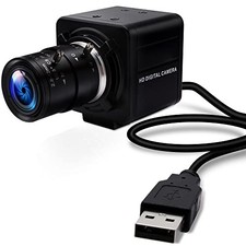 USB Camera 8MP 5X Optical Zoom Webcam 2.8-12mm Manual 2.8-12mm Varifocal Lens
