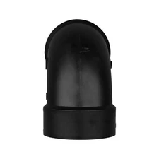 CHARLOTTE PIPE ABS003001200 ELBOW 4" ABS 90 DEGREE HUB CONNECTION