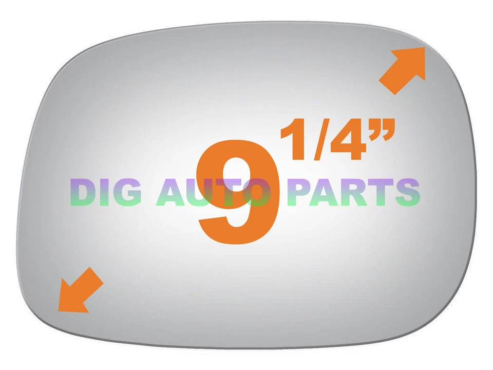 Espejo de cristal para Dodge Ram 1500 2500 3500 2002-2008 4000 4500 5500 lado del conductor Foto 3 de 4