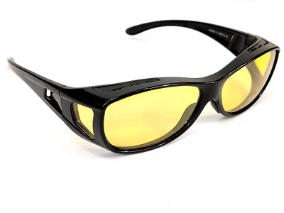 DUCO Adult Anti Glare Night Vision Headlight Wrap Around Glasses for Driving