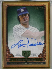 2023 Topps Gilded Collection Lou Piniella Gallery of Gold Auto /25 Emerald