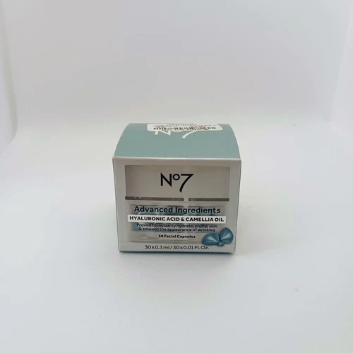 No7 Advanced Ingredients Hyaluronic Acid & Camellia Oil 30 Caps