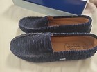 Girls Navy Blue Suede Shoes New Size 35 Atlanta Mocassin — photo 1
