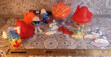 SMURFS Vintage Mixed Lot of PVC and Plastic Characters