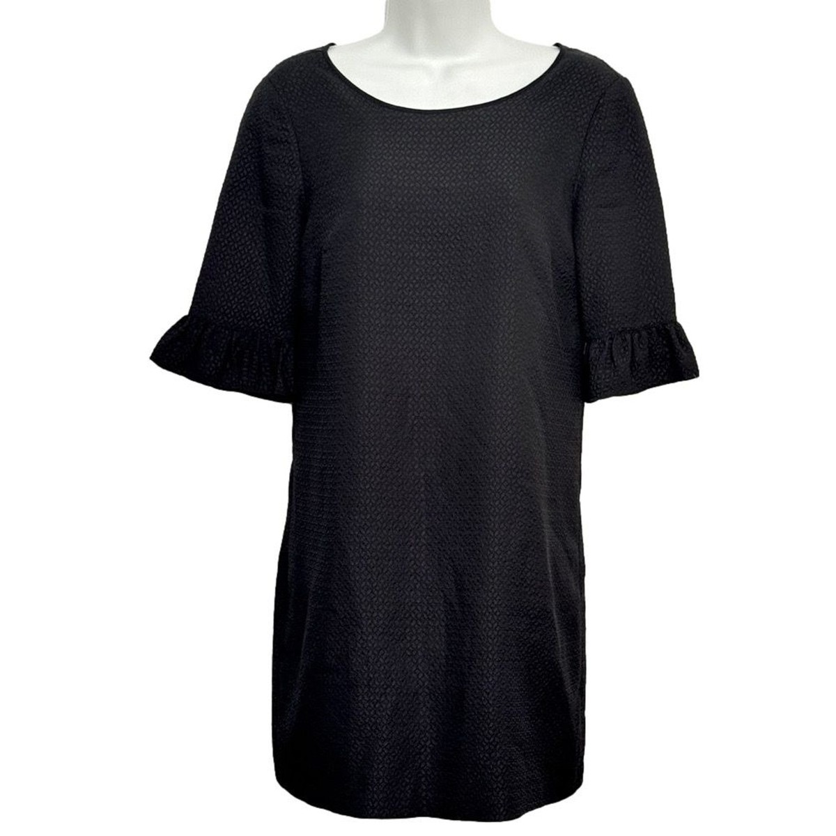 club monaco ruffle dress Club Monaco Silk Ruffle Button Front Dress