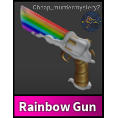 Roblox Murder Mystery 2 MM2 Rainbow Gun Godly Knifes and Guns