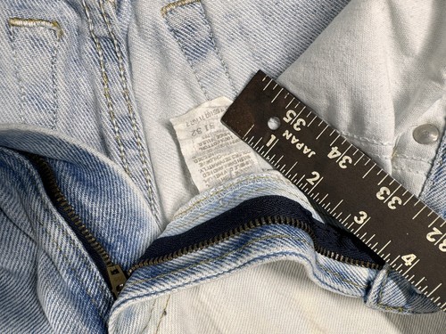 Vintage Lee Jeans Damen 31x32 Two Tone Denim Straight Leg - Bild 7 von 11