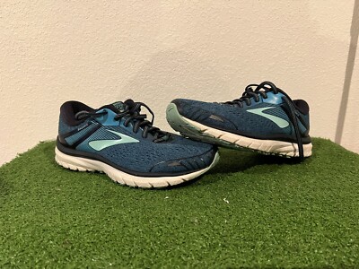 Brooks Womans Adrenaline GTS 18 1202681B495 Blue Running Shoes Size-9 Medium (B)