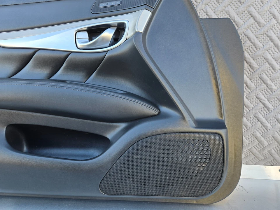 Infiniti Q70 Q70L 2013-19 cubierta interior del panel de la puerta delantera izquierda OEM Foto 3 de 4