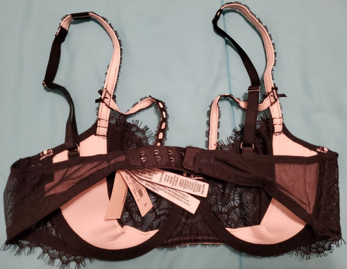 Victoria's Secret Dream Angels Push Up Without Padding Bra Black Size 34C NWT - Picture 5 of 7