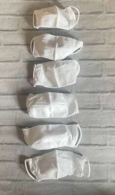 A.R.E.A.S Hover Tex Social Mask - Medium - White - Bundle of 6 - UVP 80£
