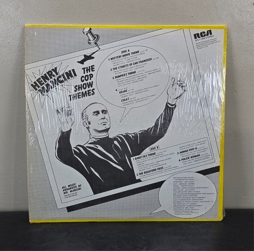 HENRY MANCINI THE COP SHOW THEMES RCA RECORDS 1976 JAZZ FUNK - Picture 2 of 5