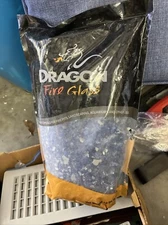 1/4 in. Cobalt Blue Tempered Reflective Fire Glass (10 lbs. Bag)