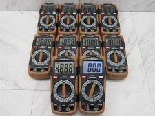 10 LOT - NEW Digital Backlit Display Manual Ranging Multimeter CAT III II 600V