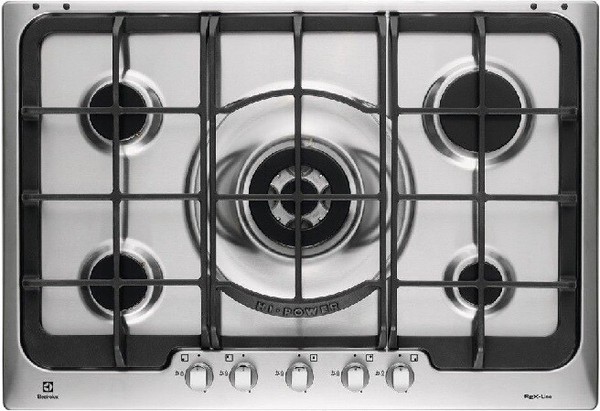 Electrolux PX750UOV Ebene Kochen 75CM 5 Feuer Inox-image