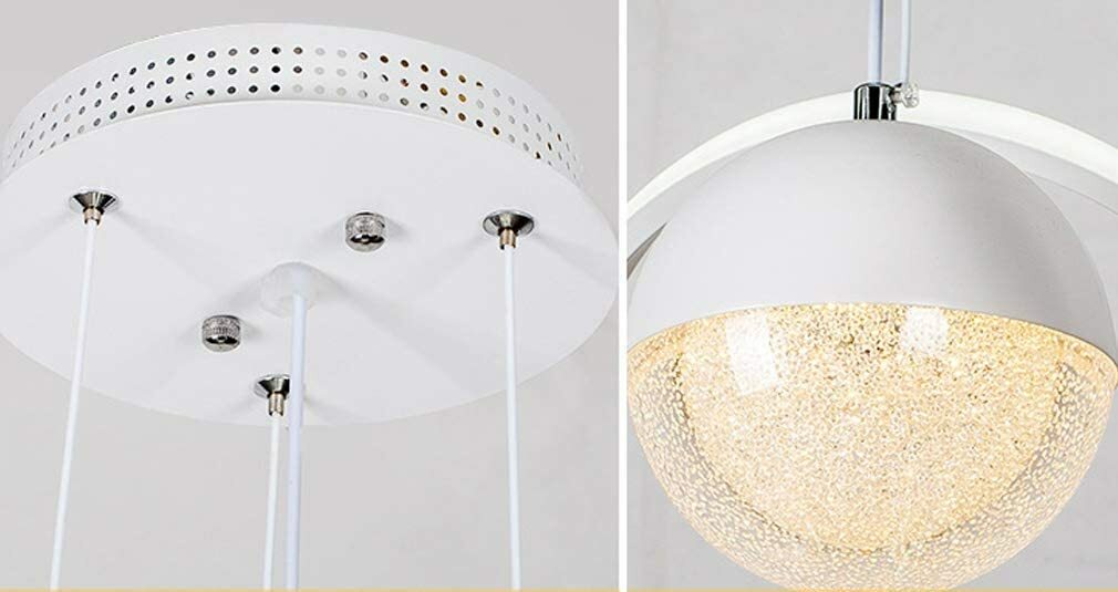 Plafoniera LED 78W Potente Lampadario Moderno Luce Bianca Cucina - 3