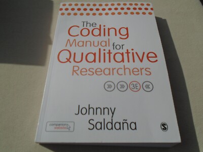 The Coding Manual for Qualitative Researchers 3rd Edition by Johnny ...