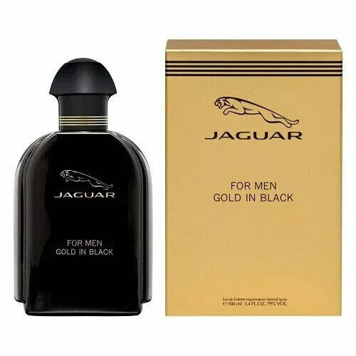 JAGUAR GOLD IN BLACK 100ML Eau De Toilette EDT SPRAY FOR HIM - BRAND NEW