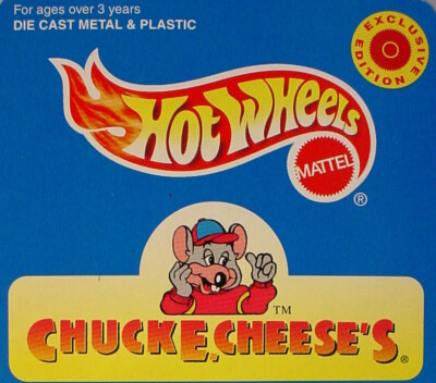 Hot Wheels   CHUCK E CHEESE'S Pizza    You Choose  pick Special  Edition