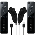Built in Motion Plus Remote Controller &Nunchuck for Nintendo Wii /Wii U Console