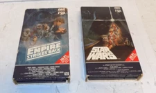CBS Fox Video 1977 Star Wars 1980 The Empire Strikes Back Beta Betamax Movies