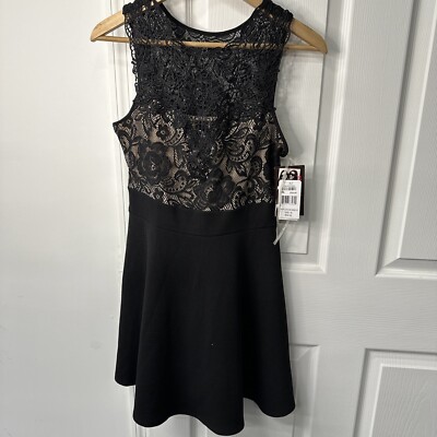 Trixxi Dress M Fairy Grunge Floral Lace Whimsygoth Witchy Coquette Babydoll NWT