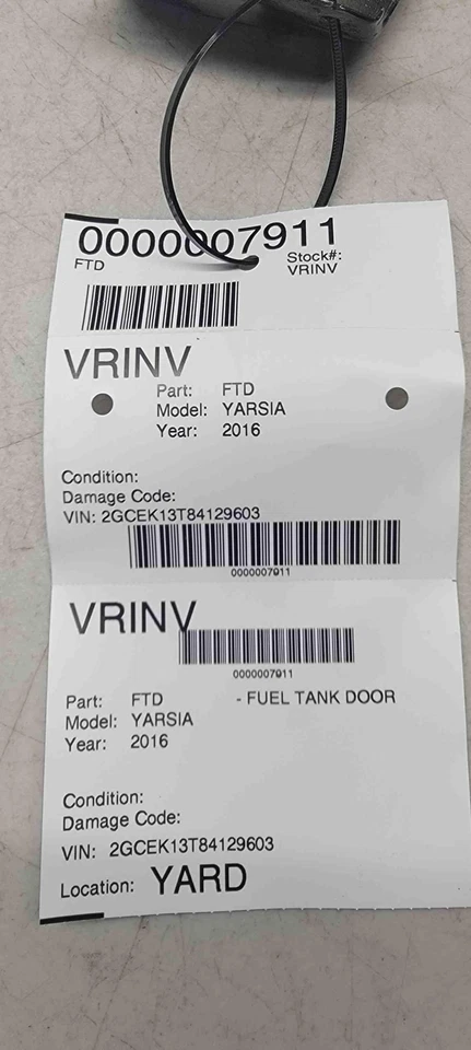 ✅ 2016 TOYOTA YARIS IA porta tanque de combustível fabricante de equipamento original - Imagem 4 de 4