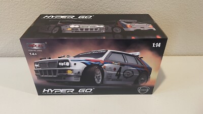 MJX HyperGo Brushless White Lancia Rally Car 14302 RC RTR 1/14 Scale 2s and 3s