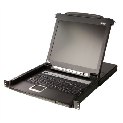 ATEN CL5716MW (D) 43cm wide LCD KVM Switch, USB-PS/2,VGA, 16 Port